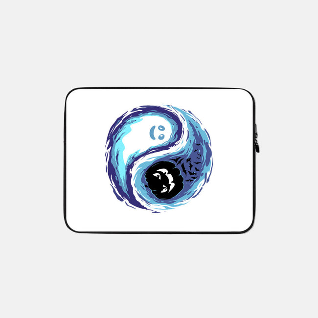 Yin Yang Halloween-None-Zippered-Laptop Sleeve-IKILO