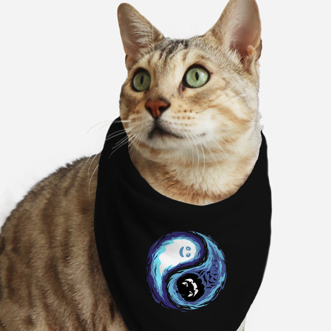 Yin Yang Halloween-Cat-Bandana-Pet Collar-IKILO