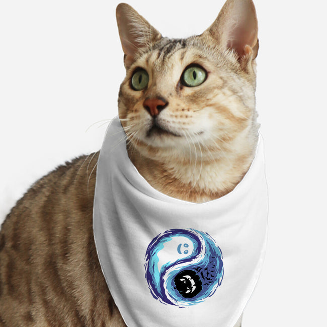 Yin Yang Halloween-Cat-Bandana-Pet Collar-IKILO