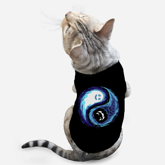 Yin Yang Halloween-Cat-Basic-Pet Tank-IKILO