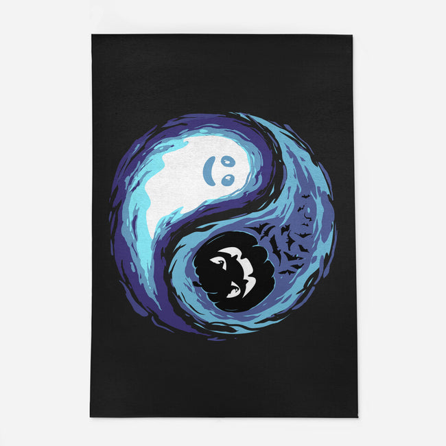 Yin Yang Halloween-None-Outdoor-Rug-IKILO