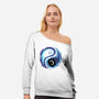 Yin Yang Halloween-Womens-Off Shoulder-Sweatshirt-IKILO