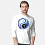 Yin Yang Halloween-Mens-Long Sleeved-Tee-IKILO