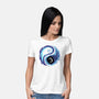 Yin Yang Halloween-Womens-Basic-Tee-IKILO