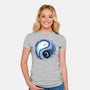 Yin Yang Halloween-Womens-Fitted-Tee-IKILO