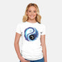 Yin Yang Halloween-Womens-Fitted-Tee-IKILO