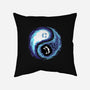 Yin Yang Halloween-None-Removable Cover-Throw Pillow-IKILO