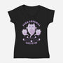 Purranormal Cativity-Womens-V-Neck-Tee-danielmorris1993