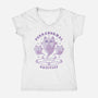 Purranormal Cativity-Womens-V-Neck-Tee-danielmorris1993