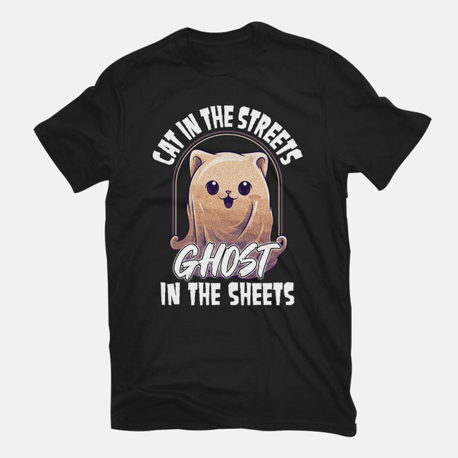 Ghost In The Sheets-Unisex-Basic-Tee-neverbluetshirts