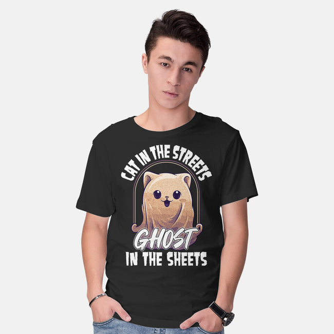 Ghost In The Sheets-Mens-Basic-Tee-neverbluetshirts