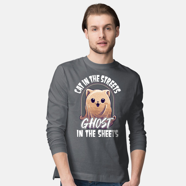 Ghost In The Sheets-Mens-Long Sleeved-Tee-neverbluetshirts