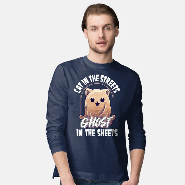 Ghost In The Sheets-Mens-Long Sleeved-Tee-neverbluetshirts