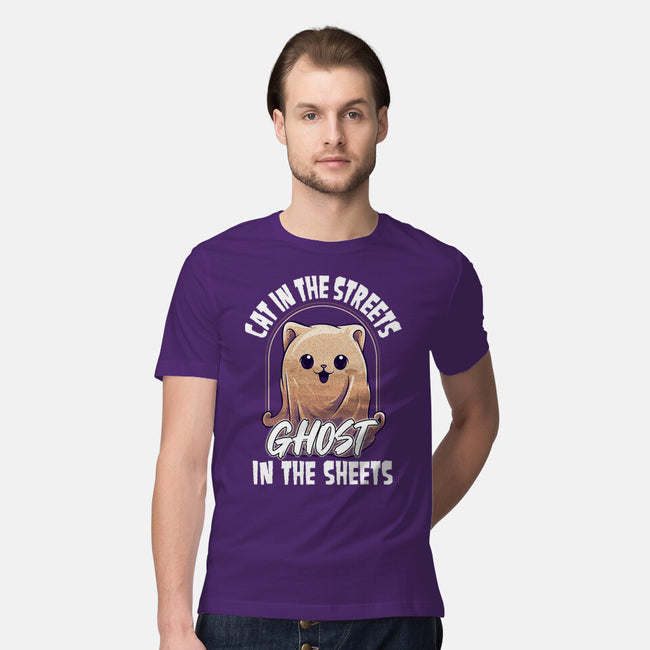 Ghost In The Sheets-Mens-Premium-Tee-neverbluetshirts