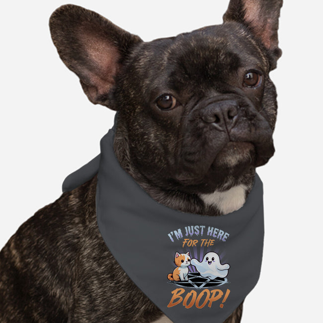 Just Here For The Boop-Dog-Bandana-Pet Collar-neverbluetshirts