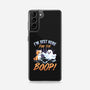 Just Here For The Boop-Samsung-Snap-Phone Case-neverbluetshirts