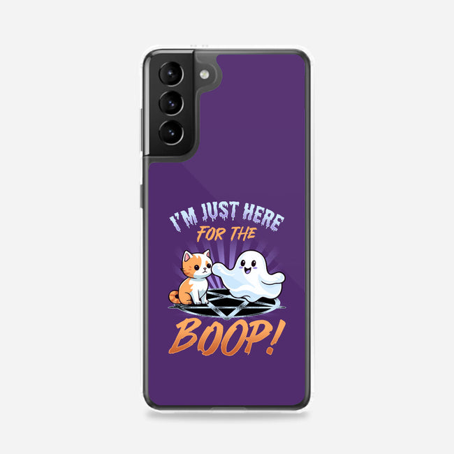 Just Here For The Boop-Samsung-Snap-Phone Case-neverbluetshirts
