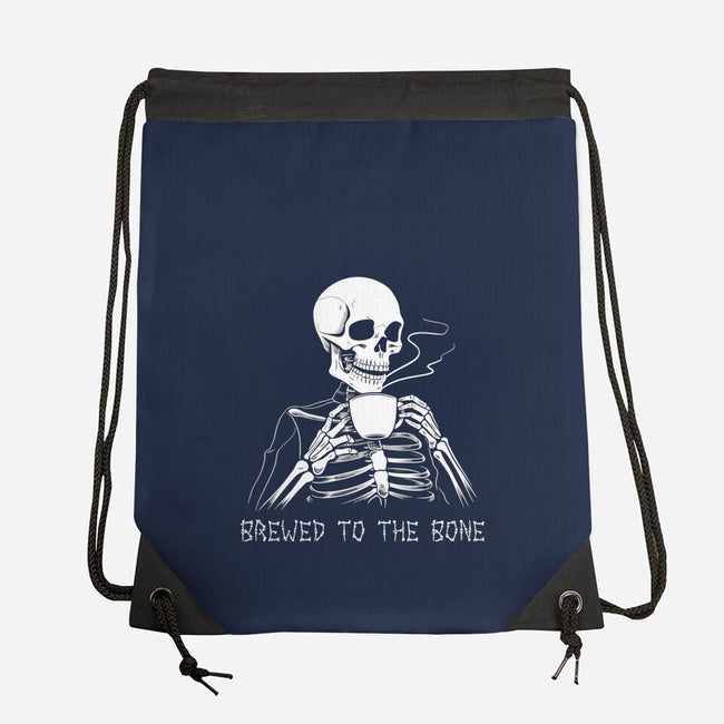 Brewed To The Bone-None-Drawstring-Bag-neverbluetshirts