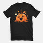 Kawaii Pumpkin Halloween-Unisex-Basic-Tee-neverbluetshirts