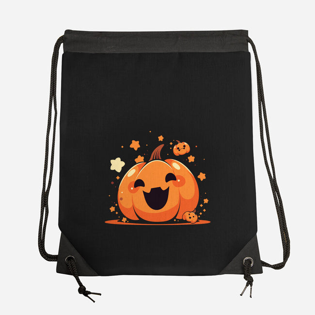 Kawaii Pumpkin Halloween-None-Drawstring-Bag-neverbluetshirts