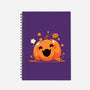 Kawaii Pumpkin Halloween-None-Dot Grid-Notebook-neverbluetshirts