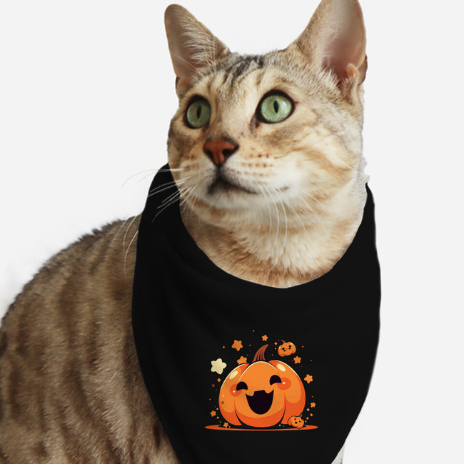 Kawaii Pumpkin Halloween-Cat-Bandana-Pet Collar-neverbluetshirts