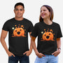 Kawaii Pumpkin Halloween-Unisex-Basic-Tee-neverbluetshirts