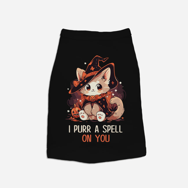 Purr A Spell On You-Cat-Basic-Pet Tank-neverbluetshirts