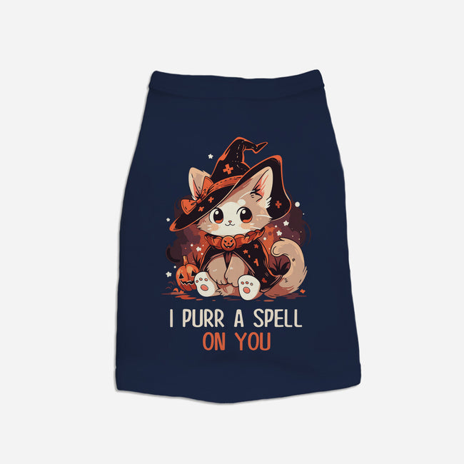 Purr A Spell On You-Dog-Basic-Pet Tank-neverbluetshirts