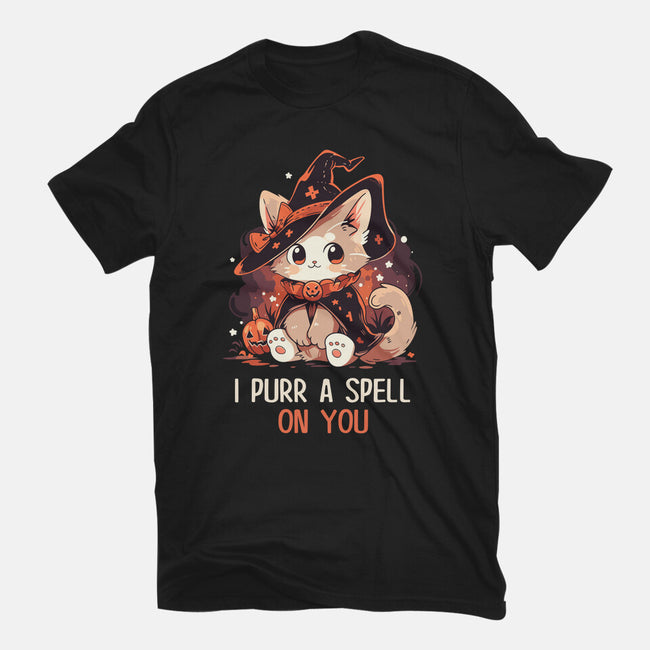 Purr A Spell On You-Unisex-Basic-Tee-neverbluetshirts