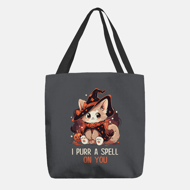 Purr A Spell On You-None-Basic Tote-Bag-neverbluetshirts