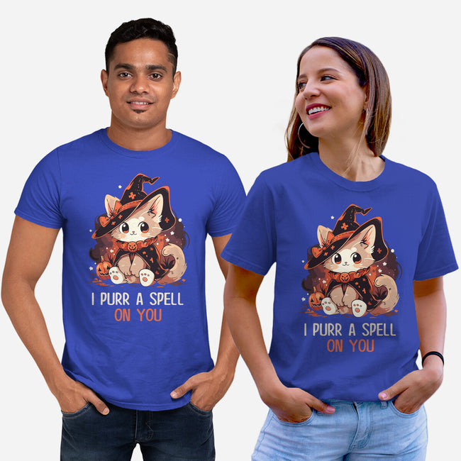 Purr A Spell On You-Unisex-Basic-Tee-neverbluetshirts