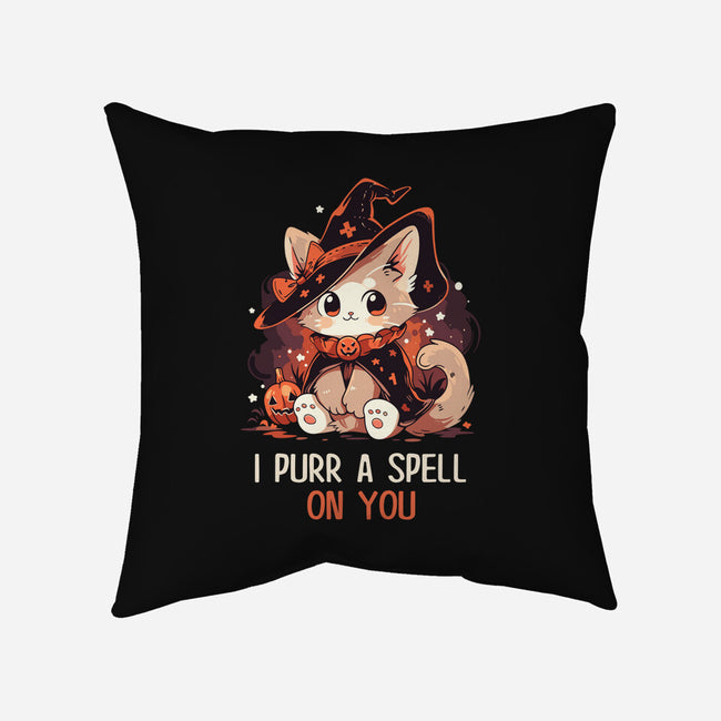 Purr A Spell On You-None-Removable Cover-Throw Pillow-neverbluetshirts