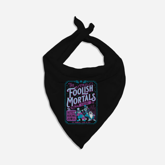 Foolish Mortals Hitchhiking Guide-Cat-Bandana-Pet Collar-Nemons