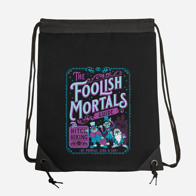 Foolish Mortals Hitchhiking Guide-None-Drawstring-Bag-Nemons