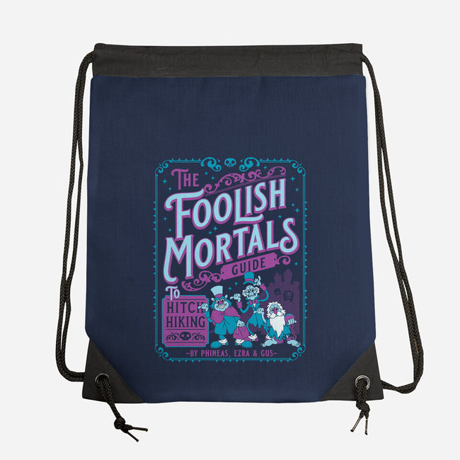 Foolish Mortals Hitchhiking Guide-None-Drawstring-Bag-Nemons