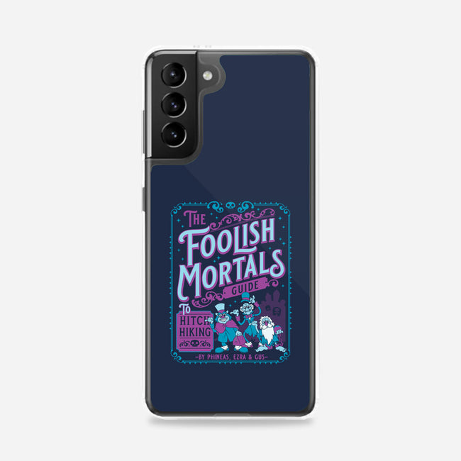 Foolish Mortals Hitchhiking Guide-Samsung-Snap-Phone Case-Nemons