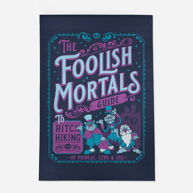 Foolish Mortals Hitchhiking Guide-None-Outdoor-Rug-Nemons