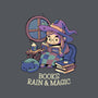 Books Rain And Magic-Womens-V-Neck-Tee-Geekydog