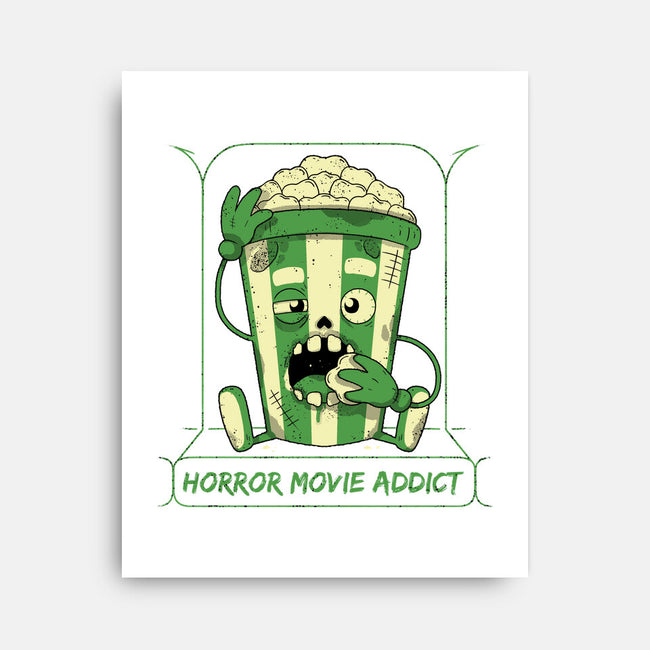 Horror Movie Addict-None-Stretched-Canvas-danielmorris1993