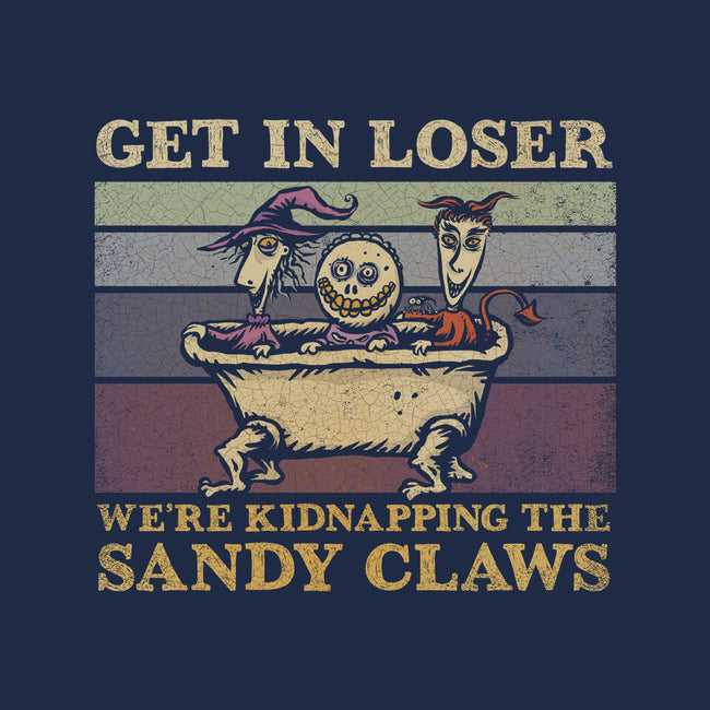 We're Kidnapping The Sandy Claws-Mens-Basic-Tee-kg07