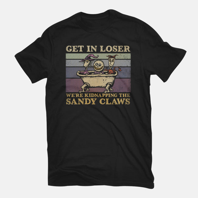 We're Kidnapping The Sandy Claws-Mens-Heavyweight-Tee-kg07