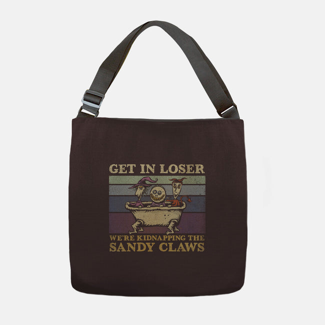 We're Kidnapping The Sandy Claws-None-Adjustable Tote-Bag-kg07
