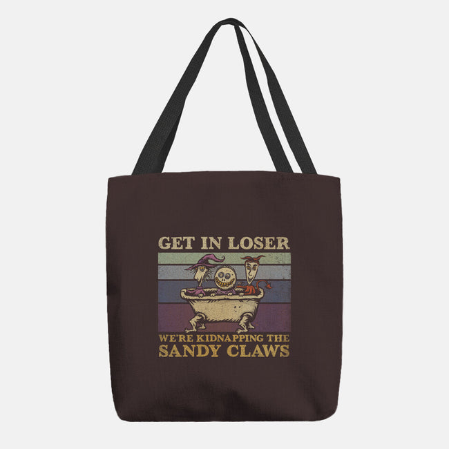 We're Kidnapping The Sandy Claws-None-Basic Tote-Bag-kg07