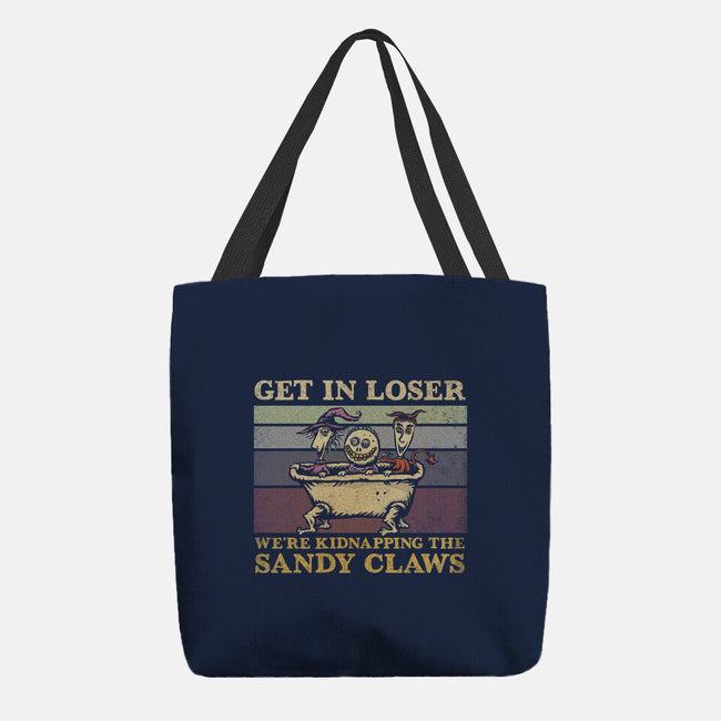 We're Kidnapping The Sandy Claws-None-Basic Tote-Bag-kg07