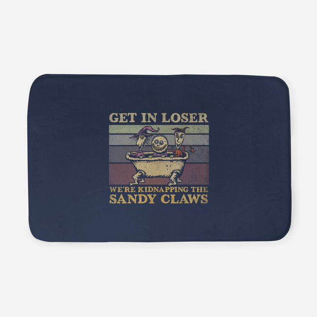 We're Kidnapping The Sandy Claws-None-Memory Foam-Bath Mat-kg07