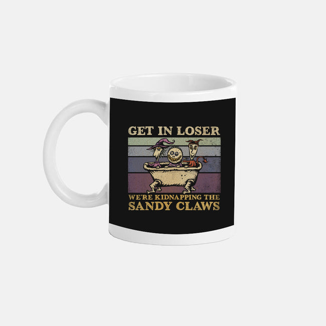 We're Kidnapping The Sandy Claws-None-Mug-Drinkware-kg07