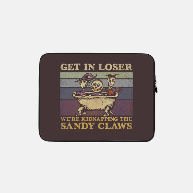 We're Kidnapping The Sandy Claws-None-Zippered-Laptop Sleeve-kg07