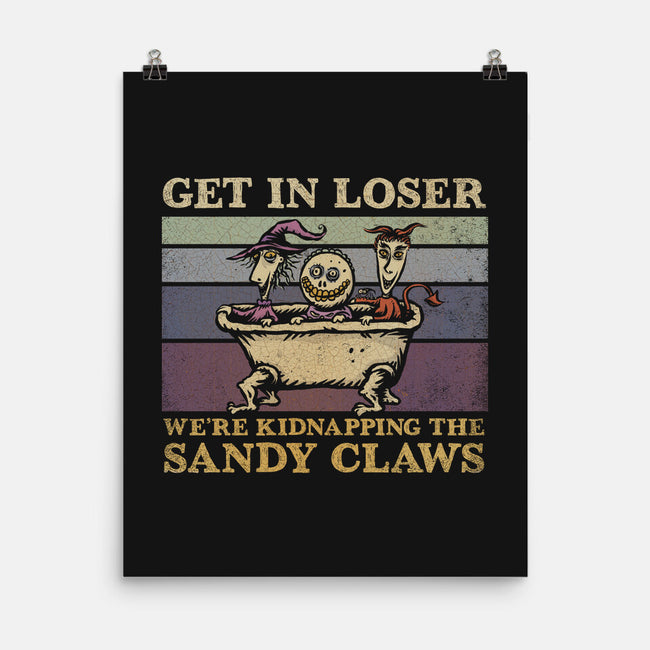 We're Kidnapping The Sandy Claws-None-Matte-Poster-kg07