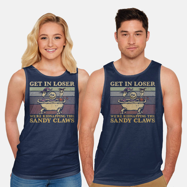 We're Kidnapping The Sandy Claws-Unisex-Basic-Tank-kg07